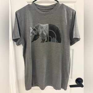 The North Face Gray Bear Graphic Tee